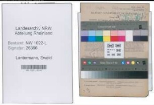 Entnazifizierung Ewald Lantermann , geb. 05.07.1894 (Koch)