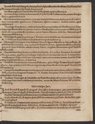 Libri utriusque Juris.