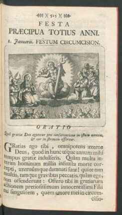 Festa Praecipua Totius Anni.