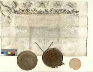 Bestätigung der Landesprivilegien des Markgraftums Niederlausitz durch Herzog Christian II. von Sachsen-Merseburg.