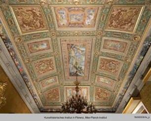 Deckendekoration des Salone Verde