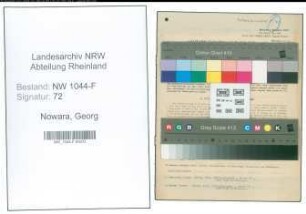 Entnazifizierung Georg Nowara , geb. 23.07.1909 (Finanzbeamter)