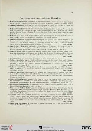 Deutsches und ostasiatisches Porzellan (Nr. 623-748)