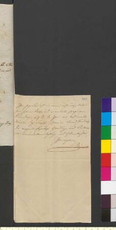 Brief von Sachsen-Weimar-Eisenach, Maria Paw\low\na Erbgroßherzogin von an Goethe, Johann Wolfgang von