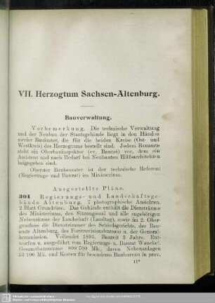 VII. Herzogtum Sachsen-Altenburg