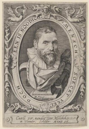 Bildnis des Caerle ver mander van Molebeke