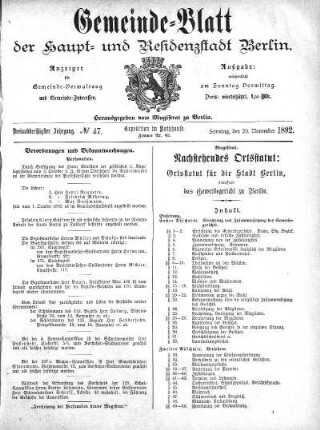 1892,47: No. 47, 20. November 1892