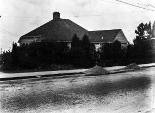Haus in Berkeley : Blick auf ein Haus in Berkeley, vermutlich das Wohnhaus von Schmieder