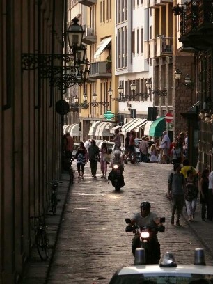 Altstadtstraße an der Ponte Vecchio