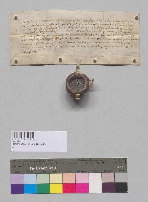 Herzog Heinrich [XIV.] von Bayern gewährt dem Kloster [Nieder-]Viehbach Maut- und Zollfreiheit für Salz, Wein, Getreide und Holz.;. S: Herzog Heinrich [XIV.] von Bayern