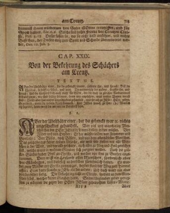 Cap. XXIX. Von der Bekehrung des Schächers am Creutz.