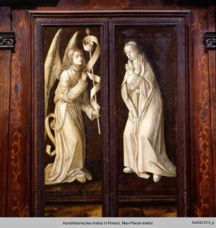 Triptychon der Madonna von Montserrat : Verkündigung
