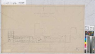 Arnsberg, Bezirksregierung, Hauptgebäude Seibertzstr. 1, Grundriss Dachgeschoss, Vorentwurf