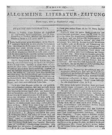 Riem, A.: Über Religion als Gegenstand der verschiedenen Staatsverfassungen. Berlin: Felisch 1793