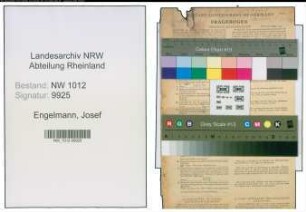 Entnazifizierung Josef Engelmann , geb. 03.05.1911 (Zollbeamter)