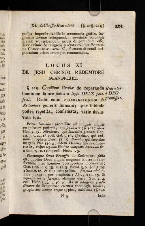 201-217, Locus XI