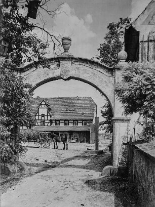 Praterschütz, Hof Dietze, Südtor, Blick in den Hof