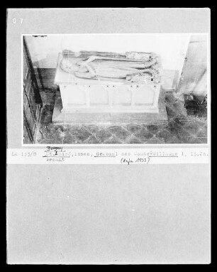 Grabmal des Grafen Guillaume I. von Joigny