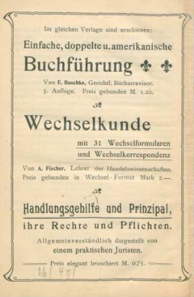 Im gleichen Verlage sind erschienen: