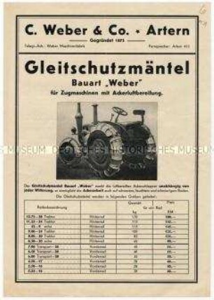 Gleitschutzmäntel für Zugmaschinen