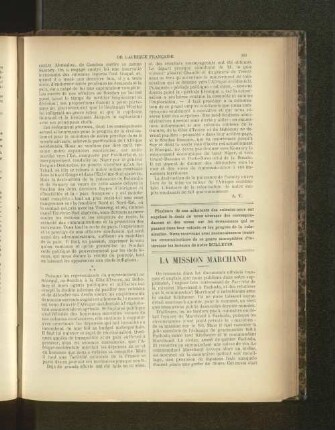 La Mission Marchand.
