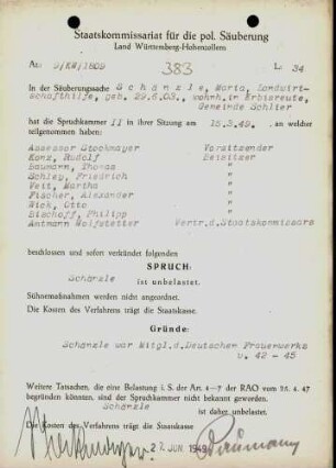 Schänzle, Maria
