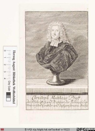 Bildnis Christoph Matthäus Pfaff