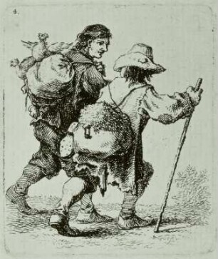 Wanderer mit bepackten Rucksäcken