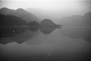 Kochel am See: Abendstimmung am Kochel See mit Herzogstand