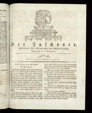 No. 83 - 12. Juli 1821