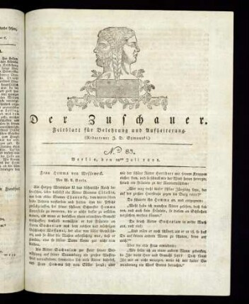 No. 83 - 12. Juli 1821