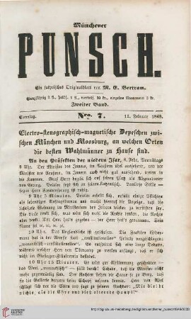 Nro. 7 (11. Februar 1849)