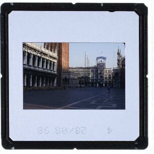 Venedig, Markusturm,Venedig, Markusdom,Venedig, Markusplatz / Piazza S. Marco,Venedig, Prokuratien,Venedig, Biblioteca Nazionale Marciana,Venedig, Torre dell'orologio