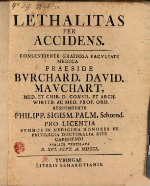 Lethalitas Per Accidens