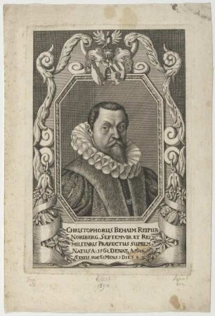 Bildnis des Christophorus Behaim