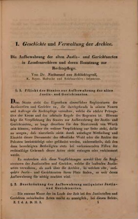 Zeitschrift für die Archive Deutschlands. 2, 2. 1850/53