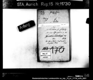 Grundsteuer-Angelegenheiten im Gericht Evenburg