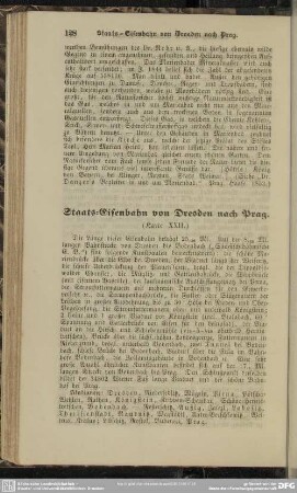Staats-Eisenbahn von Dresden nach Prag