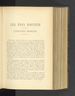 Les pays d´avenir