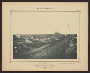Östliche Eisenbahn-Drehbrücke bei km. 62,0. März 1894.