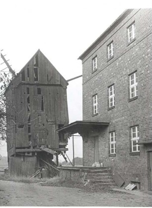 Windmühle in Finsterwalde : Bauwesen - Handwerksgebäude. Ort: Grabin / Finsterwalde. Alte Windmühle