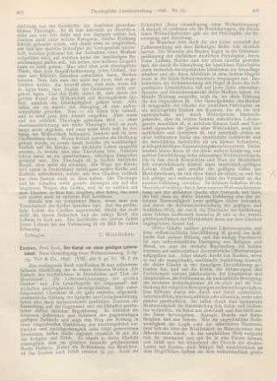 405-409 [Rezension] Eucken, Rudolf, Der Kampf um einen geistigen Lebensinhalt