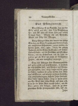 Das Pflanzenreich.
