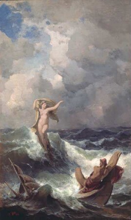 Rettung des Odysseus durch Leukothea