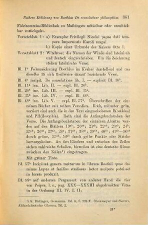 Über die Grundlage, auf der Notkers Erklärung von Boethius De consolatione philosophiae beruht