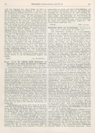 192-193 [Rezension] Nederlandsch Archief voor Kerkgeschiedenis. N. S. Deel XII u. XIII
