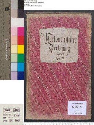 Rechnungsbuch Personensteuer Bautzen