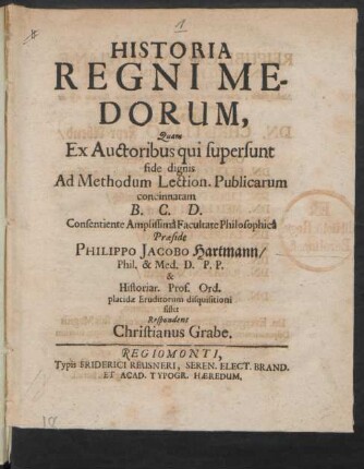 Historia Regni Medorum