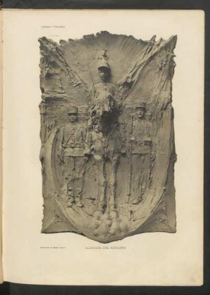 Alegoría del ejército - [Bajorrelieve] : Bajorelieve de Mateo Alonso