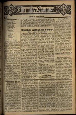 Zweite Ausgabe vom Donnerstag, den 10. November 1932.